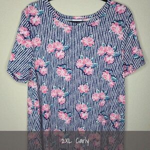 LuLaRoe Carly Dress 2XL NWT Floral